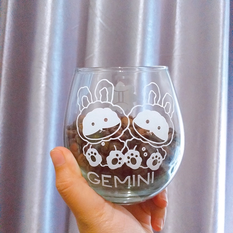 Gelas Zodiac Series | Gelas Kaca | Gelas Aesthetic Gelas Teh Gelas Kopi Mug Korea Transparan