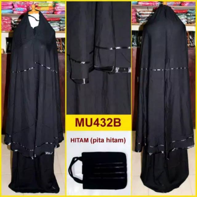 Mukena Dewasa Katun Rayon Polos