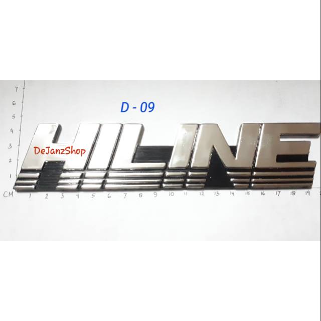 Emblem - Logo - Tempelan - Sticker - Lambang HILINE . Daihatsu
