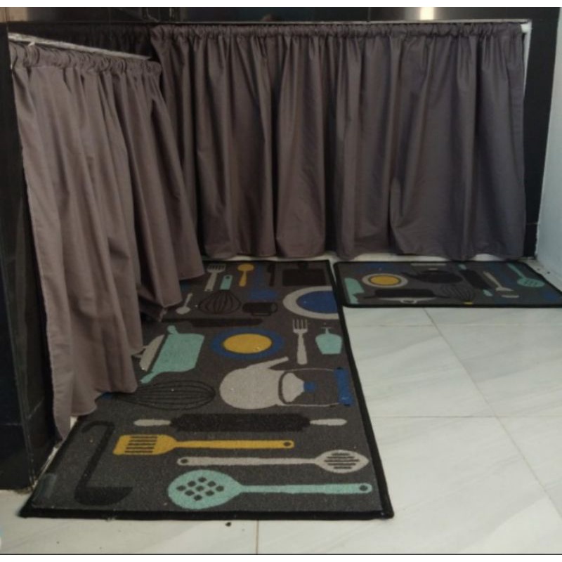 gorden kolong dapur polos