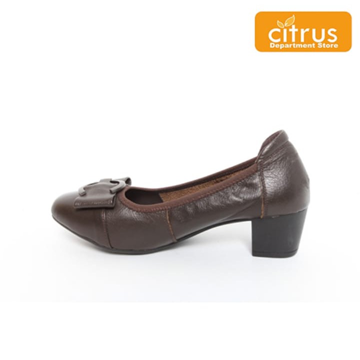 Pierre Cardin 1107 Sepatu Hak Wanita Warna Coklat & Hitam