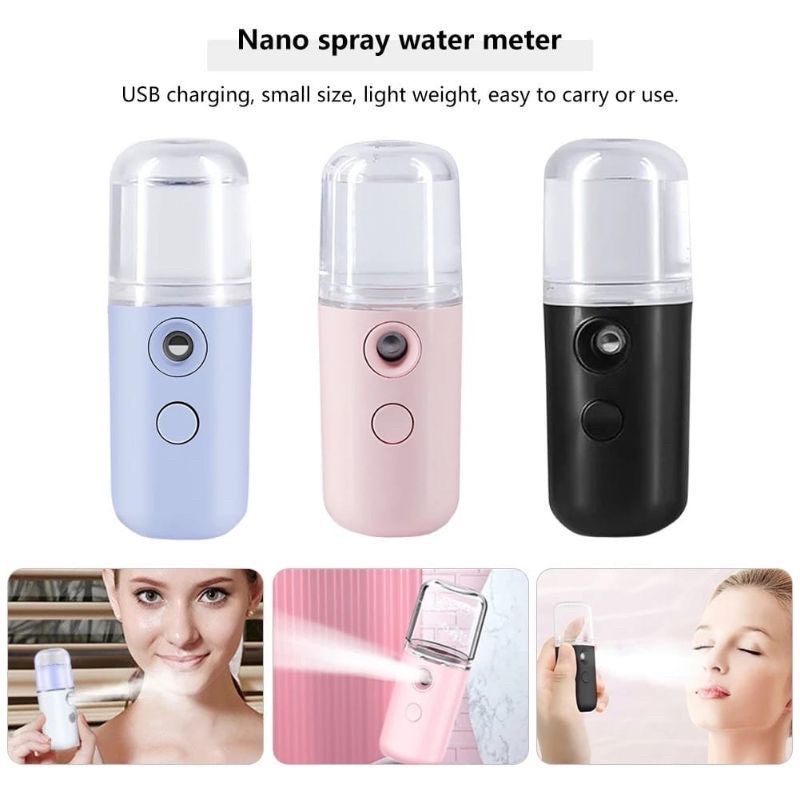 Nano Spray Premium Nano Mist Spray Facial Pelembab Wajah Portabel Mini Humidifier Mini