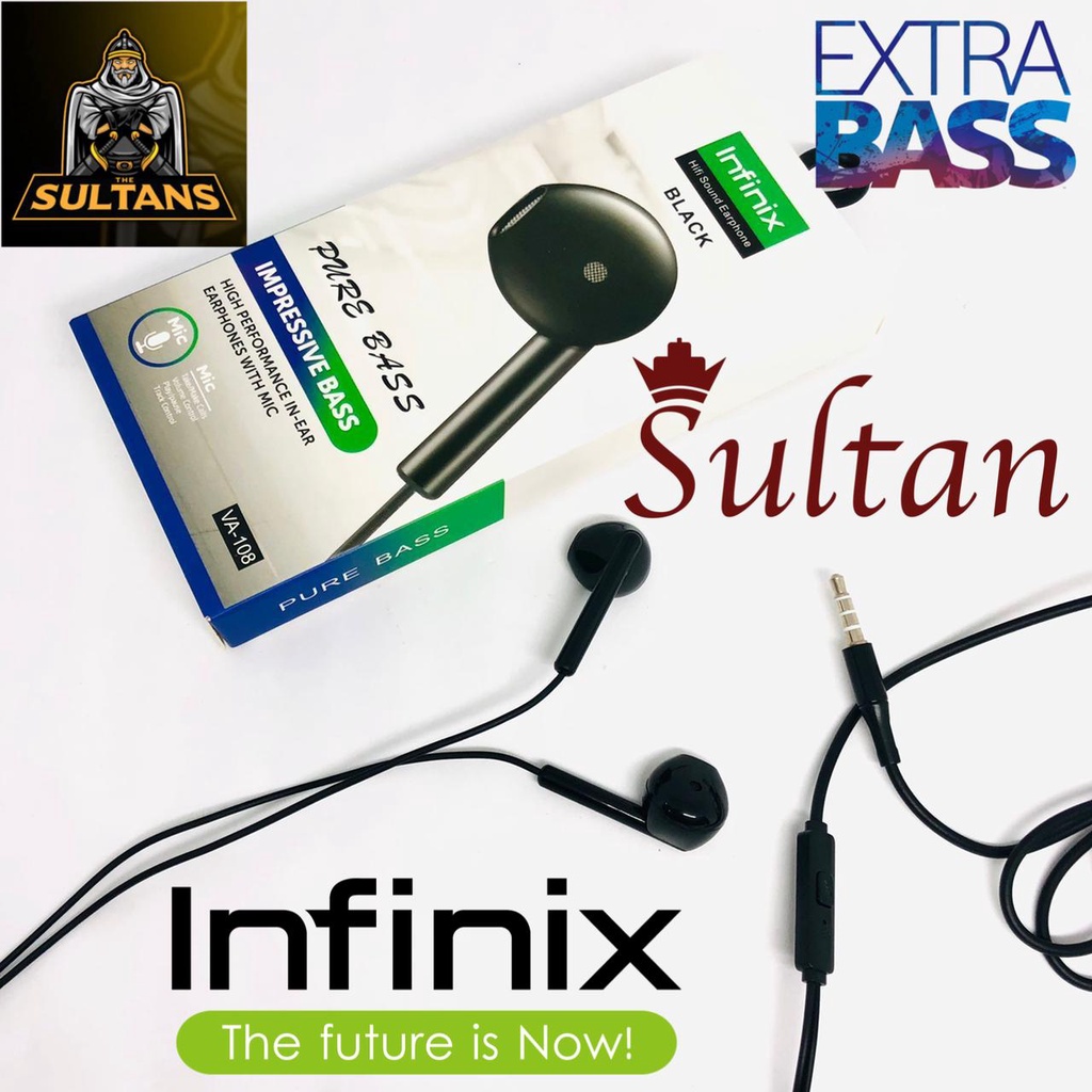 PROMO EARPHONE INFINIX Hot 9 HOT 10 Hot 9 Play Smart 5  HANDSFREE Infinix Smart 4 XCU32 INFINIX VA108