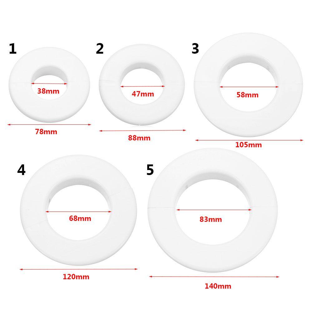 Suyo Faucet Decorative Cover Shower Penutup Flange Dapur Wall Flange Aksesoris Keran Plastik