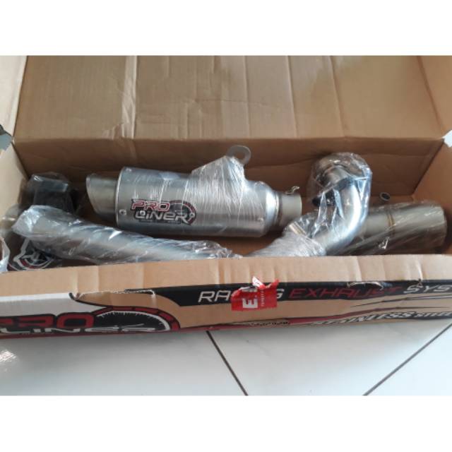 knalpot proliner tr1 short original honda sonic 150, supra gtr fulsystem