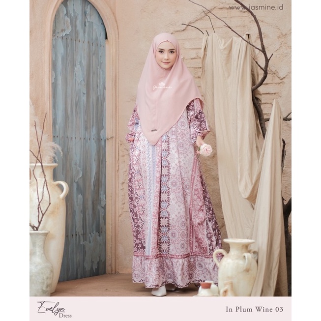 JASMINE-EVELYN DRESS BAHAN CANTIK