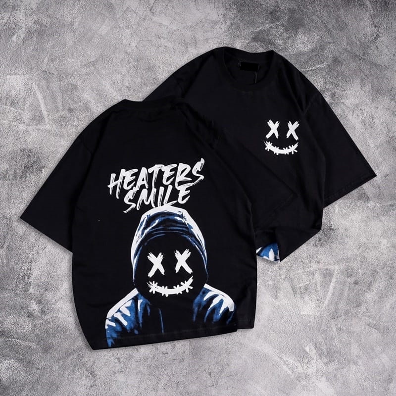 [Oversize] BAJU KAOS OVERSIZE / OVERSIZE T-SHIRT "HEATERS SMILE"