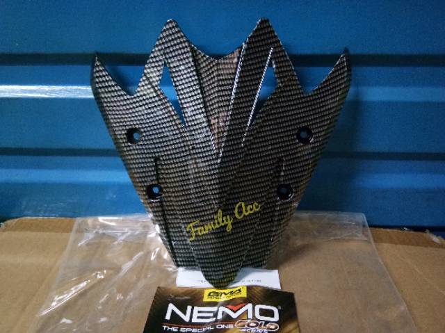 Visor Aerox 155 Carbon - Visor Yamaha Aerox 155 Carbon NEMO