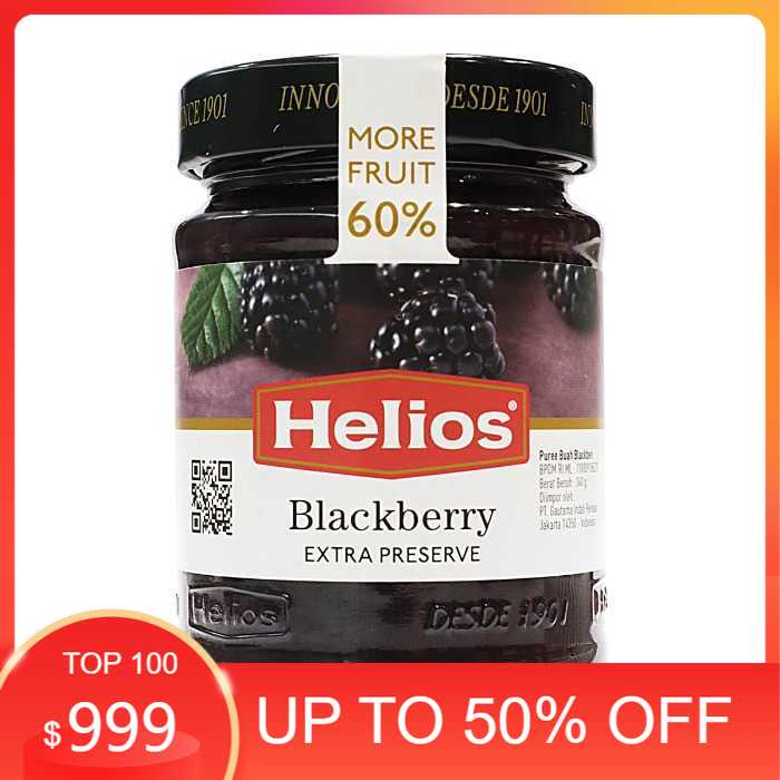 

Termurah Selai Helios Blackberry Extra Preserve 340g