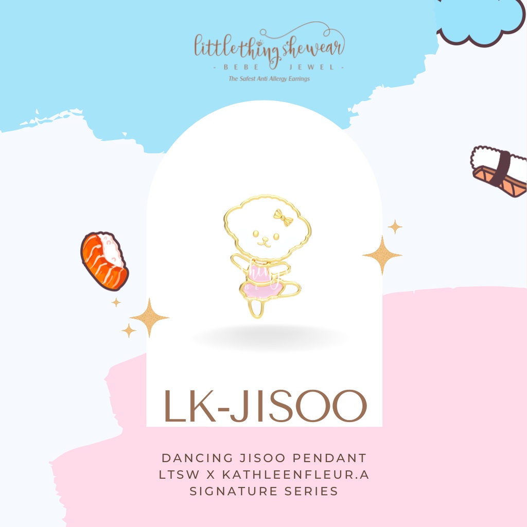 Liontin Littlethingshewear LK-JISOO 0,85gr - Dancing Jisoo Pendant Gold