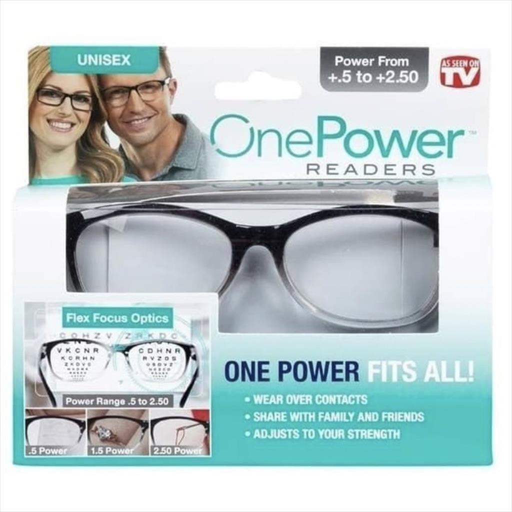 Kacamata Baca Plus Auto Focus Adjusment Ajaib One Power Readers Untuk Pria Dan Wanita Original 100%