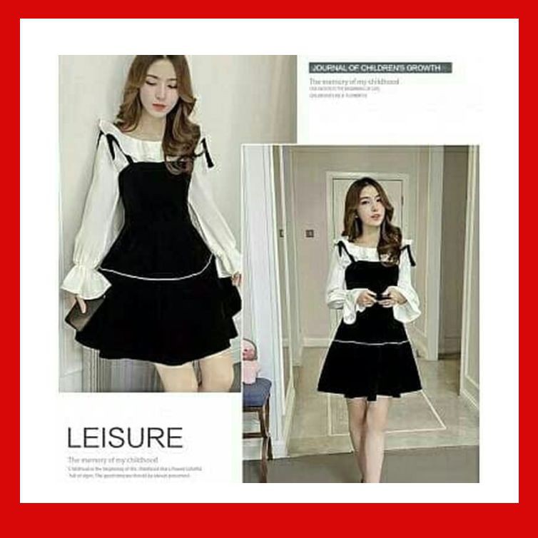 Dress Dress Areum Hitam Terbaru