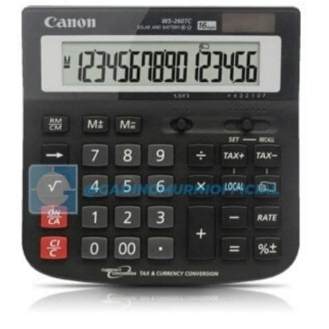 

Kalkulator Canon WS-260TC -Calculator 16 Digit