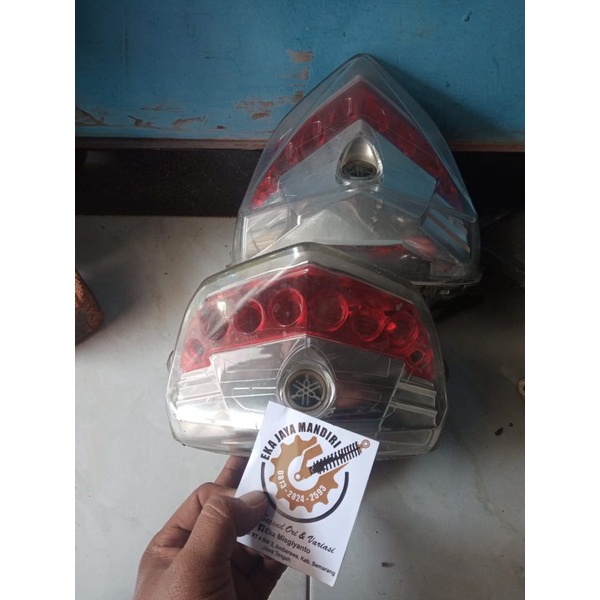 lampu stopan belakang scorpio z robot new led original copotan motor original second