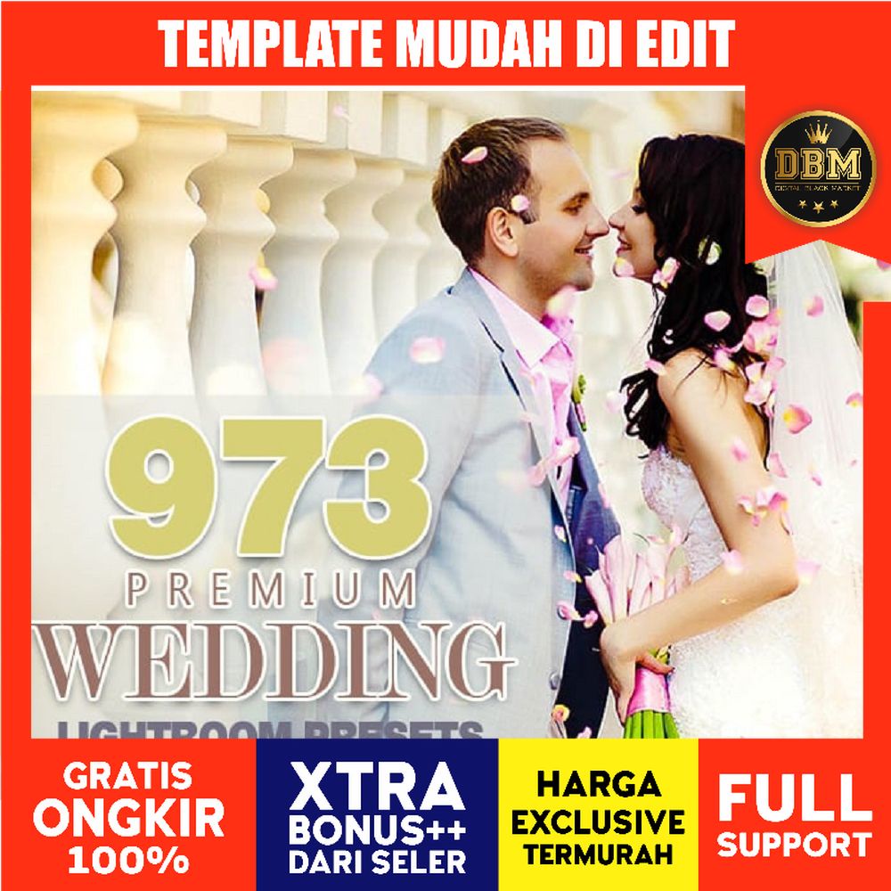 973 Premium Wedding Lightroom Presets Collection