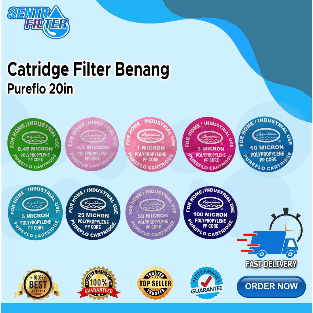 Cartridge Filter Air - Filter Benang Pureflo 20 Inch