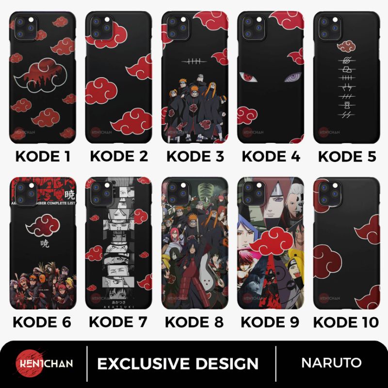 Case Custom AKATSUKI Anime Naruto Boruto Kenichan