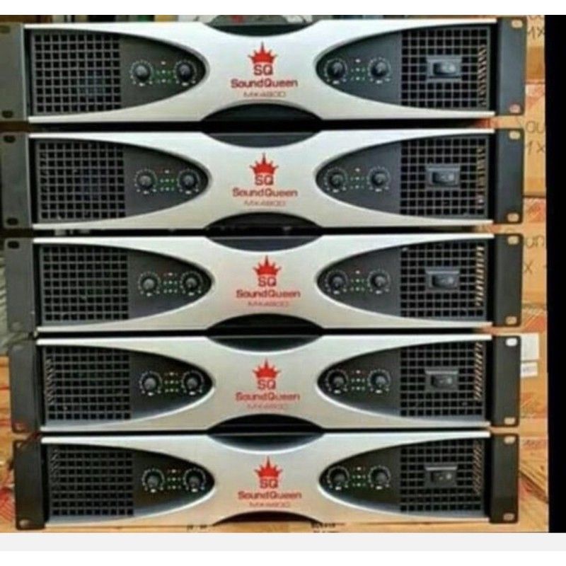 Power Soundqueen MX4800 Original MX 4800 SQ Sound Queen 4 channel amplifier class h