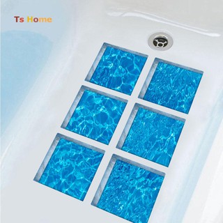 6Pcs Set Stiker Tempel Lantai Bath Tub Kamar Mandi Motif 6Pcs Set Stiker Tempel Lantai Bath Tub Kamar Mandi Motif