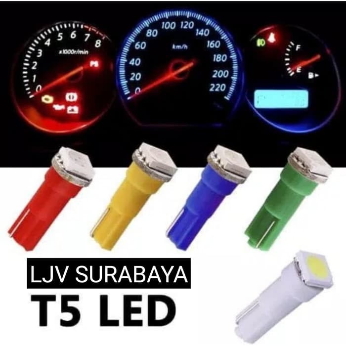 LAMPU LED COB T5 UNTUK SPEEDOMETER
