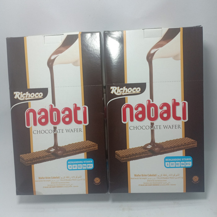 NABATI WAFER COKLAT RHICOCO BERAT 150 GR ISI 20 PCS