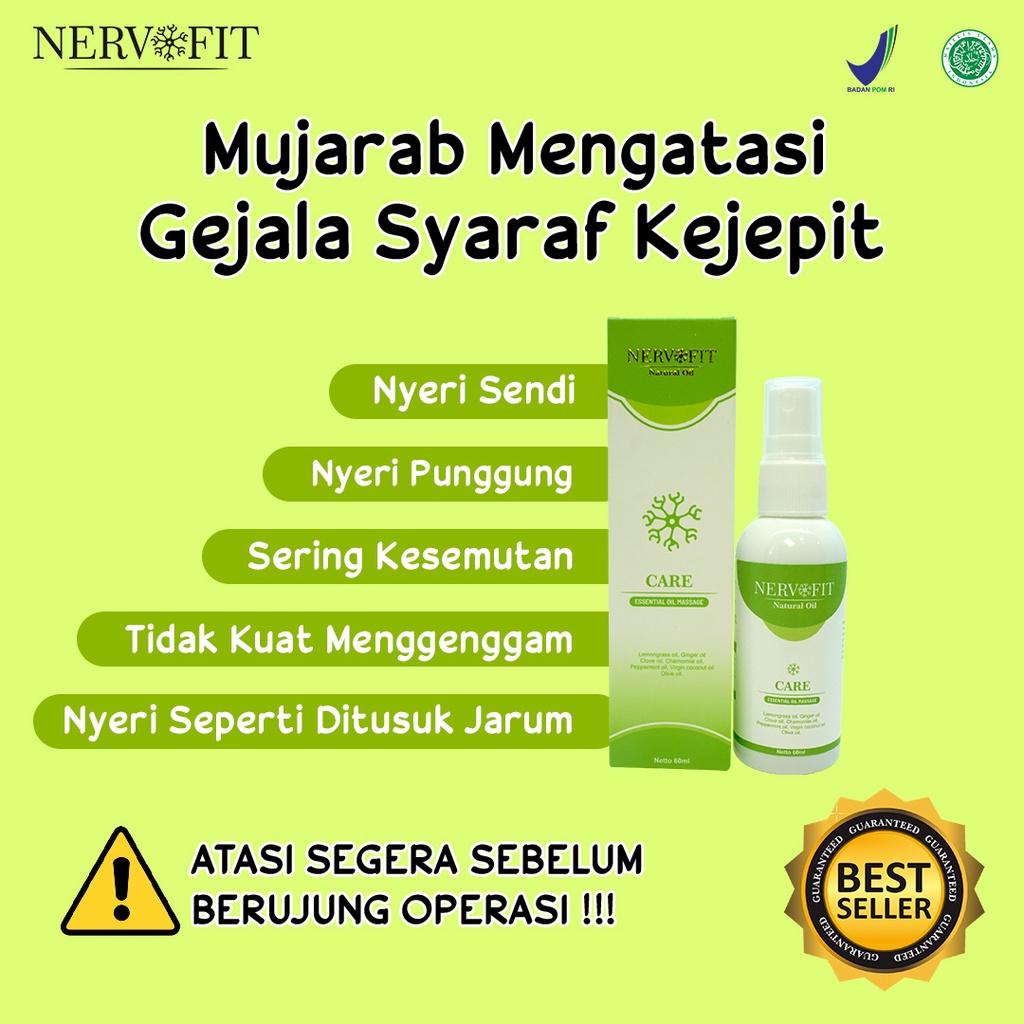 Obat Asam Urat Rematik Nyeri Sendi NERVOFIT SPRAY ASLI BPOM