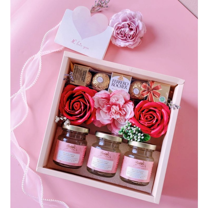 

Kado Valentine Premium Birdnest Realfood hampers valentine kado coklat valentine ferrero Rocher