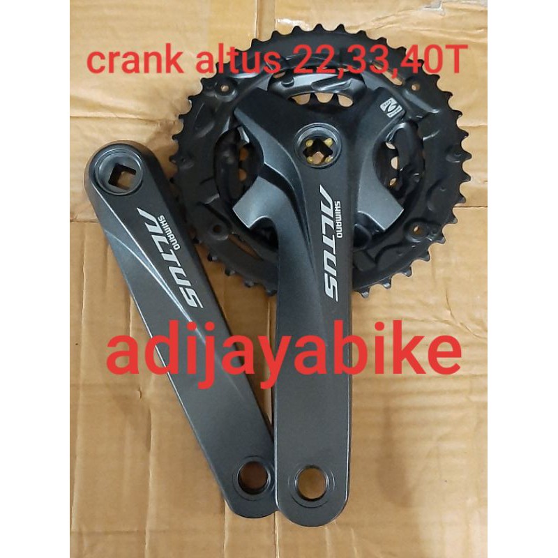 Crank triple shimano altus new,,