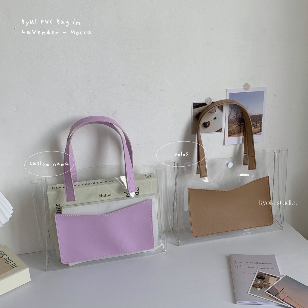 Byul PVC Hand Bag - INS Korean Bag