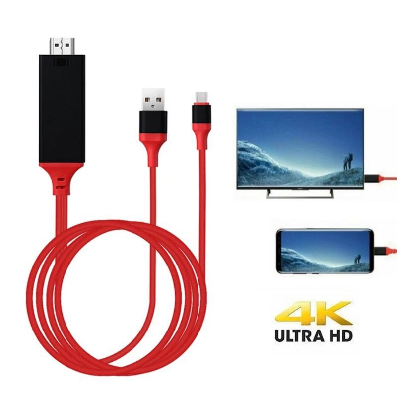 Type C to HDMI S8, S9, Notebook, MB Support 4K 2Meter