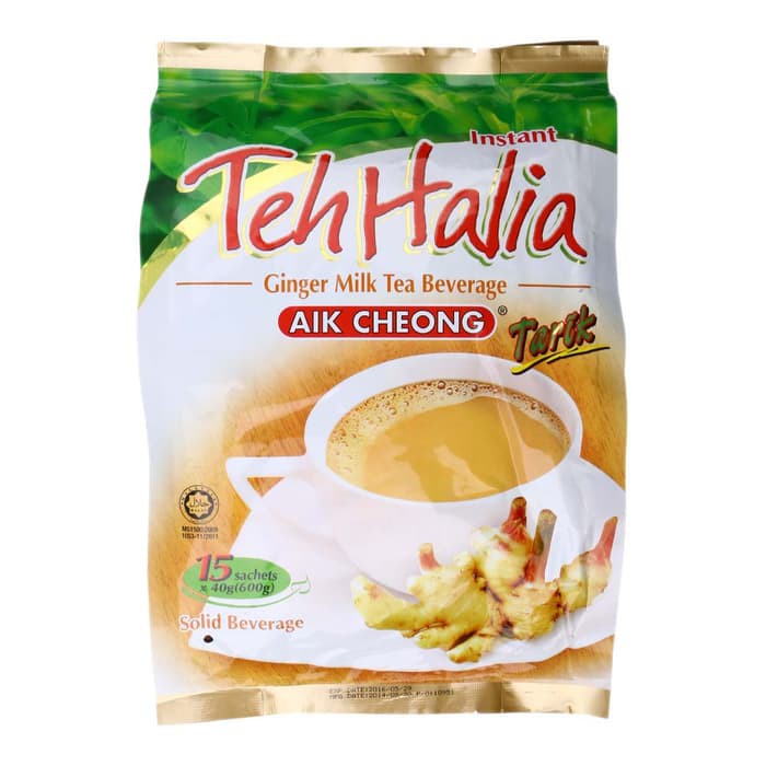 

Aik Cheong Teh Tarik Jahe Halia Ginger Milk Tea Beverage 15Sachet - tth651