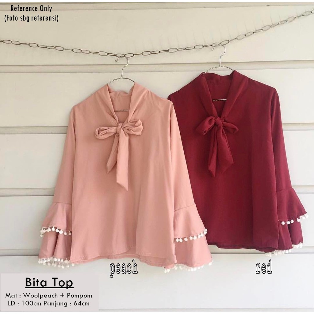 

Murah!! Bita Top Peach - Red