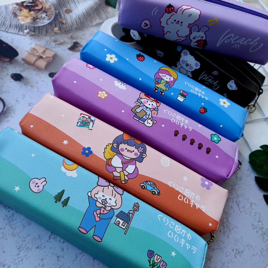 

PROMO !!! KOTAK PENSIL MOTIF KARTUN LUCU GIRL BEAR TEPAK PENSIL TEMPAT ALAT TULIS TERMURAH