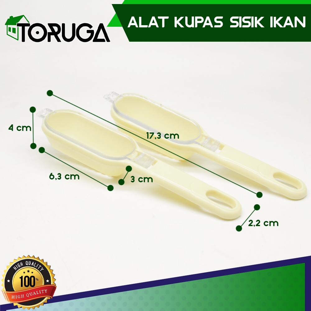 Alat Pembersih Pemisah Pemarut Sisik Ikan Fish Cutter Multifungsi