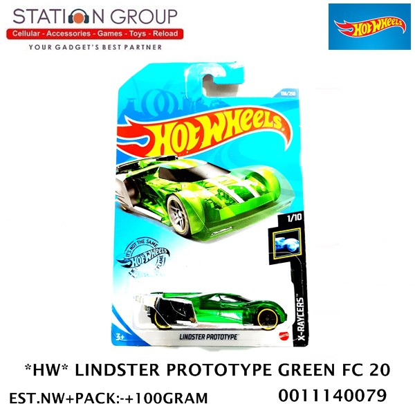 HOT WHEELS HW LINDSTER PROTOTYPE GREEN FC 20 - DIECAST