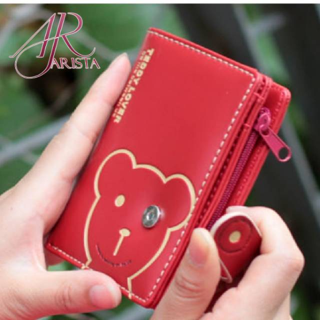 DOMPET MINI - DOMPET WISER BEAR - Dompet lipat wanita