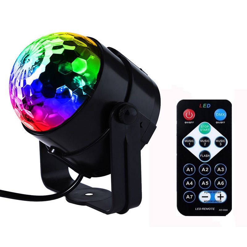 Lampu Disco Full Warna LED putar colour Rainbow RGB