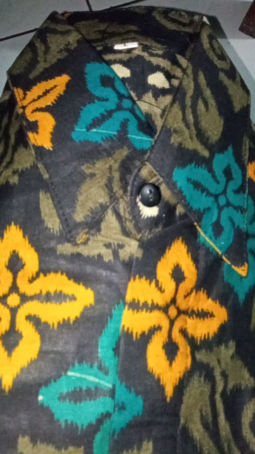 Baju Kemeja Batik Kantor Pria Lengan Panjang Fashion Pekalongan Solo Bw 117