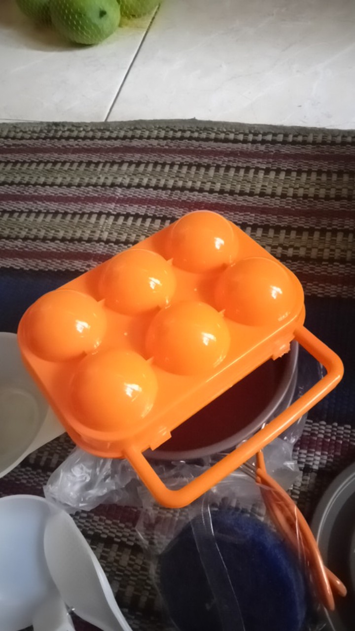 Tempat Telur Isi 6 Camping Outdoor