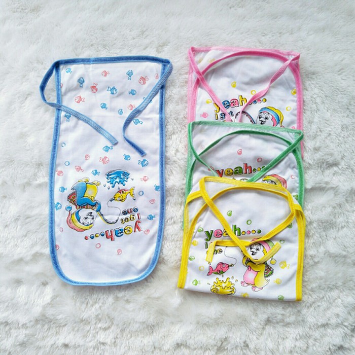 1 LUSIN Popok Kain Bayi Putih Grosir Isi 12 pcs / 12Pcs Popok Kain Motif Animal Giraffe  SNI