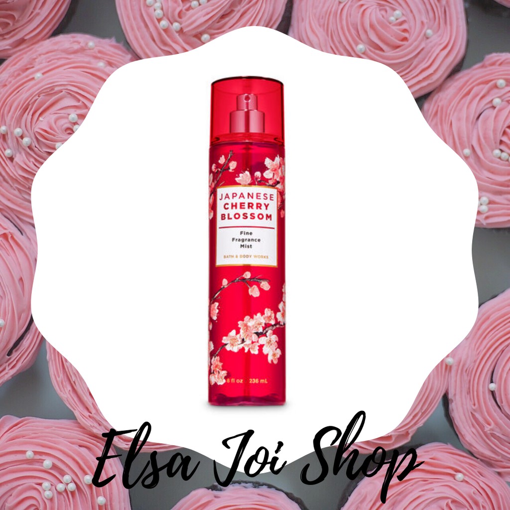 BBW Bath & Body Works Japanese Cherry Blossom Body Mist 236ml Shopee