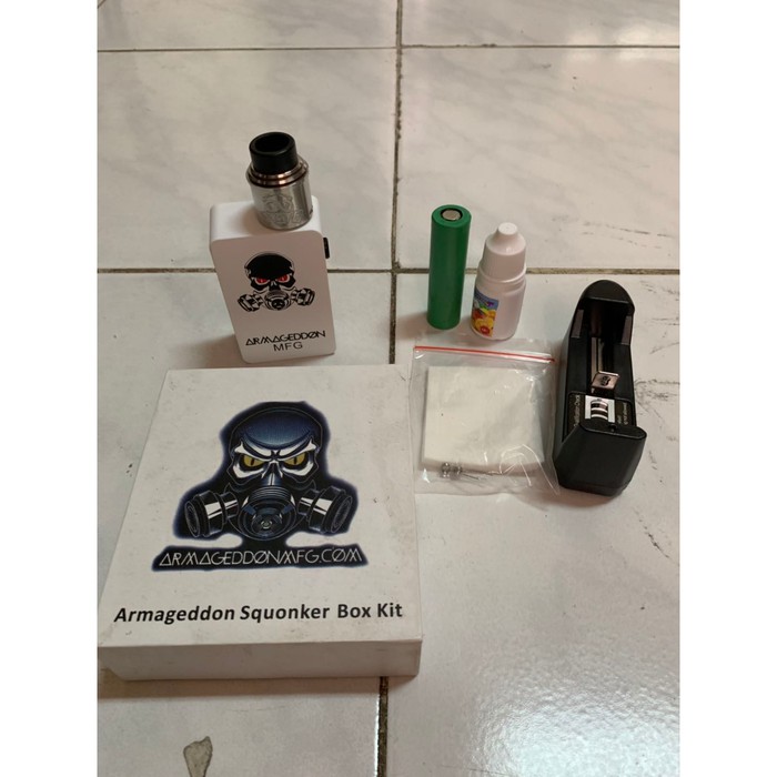 PAKET KOMPLIT VAPE ARMAGEDDON SQUONK SIAP NGEBUL | Shopee