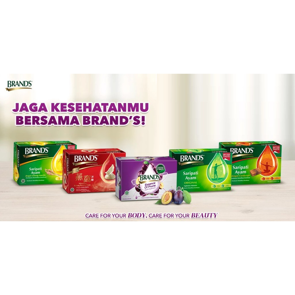 Brand's Saripati Minuman Alami 100% All Varian (Chicken Essences | Bird Nest | Prune)