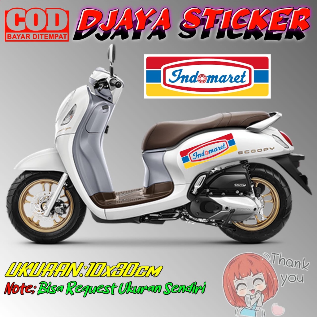 Jual 1 SET STICKER CUTTING STRIPING MOTOR UNIVERSAL MODEL INDOMARET