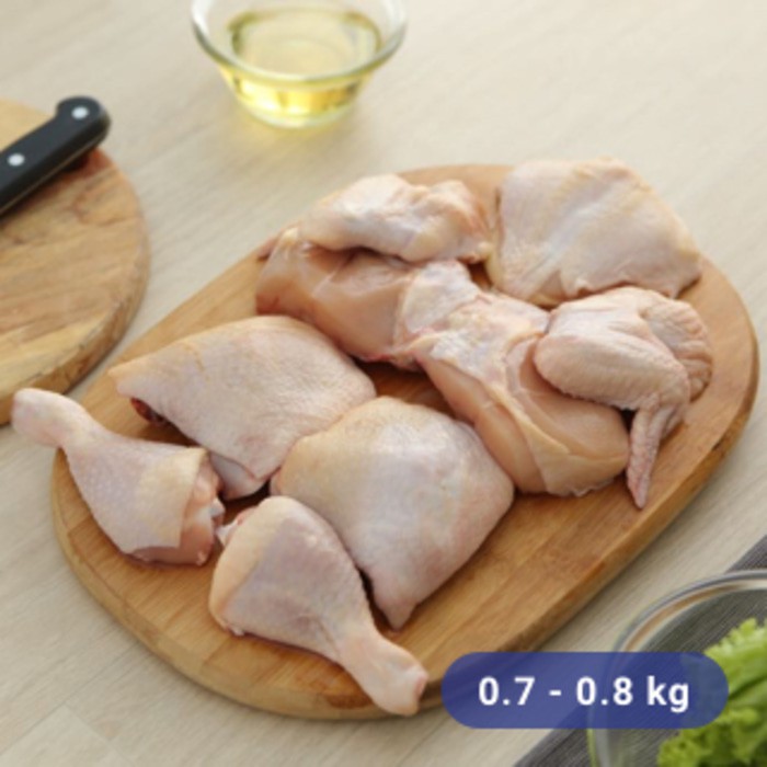 

Daging Ayam 1 Ekor 10 Potong ukuran 0.7-0.8 etanee