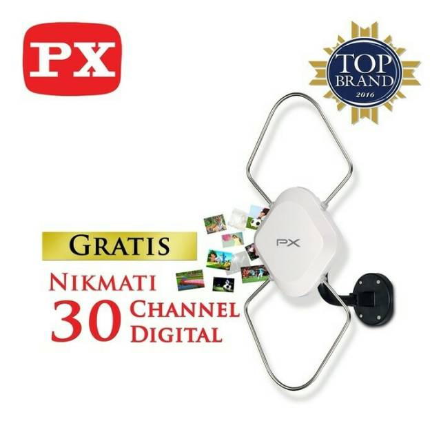 Antena TV Digital PX HDA 5600. Indoor &amp; Outdoor. Kualitas Jernih