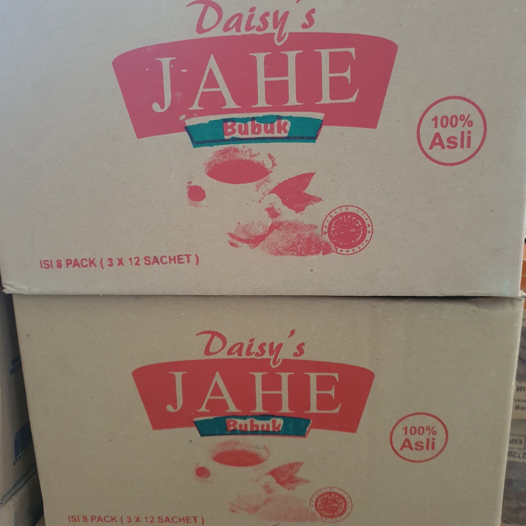 

[Dus] Serbuk Minuman Jahe Bubuk Sachet Merk Daisy