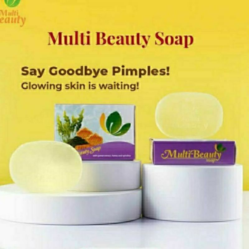 Sabun multibeauty SABUN MBS kemasan baru ORIGINAL ( batang ) gratis jaring