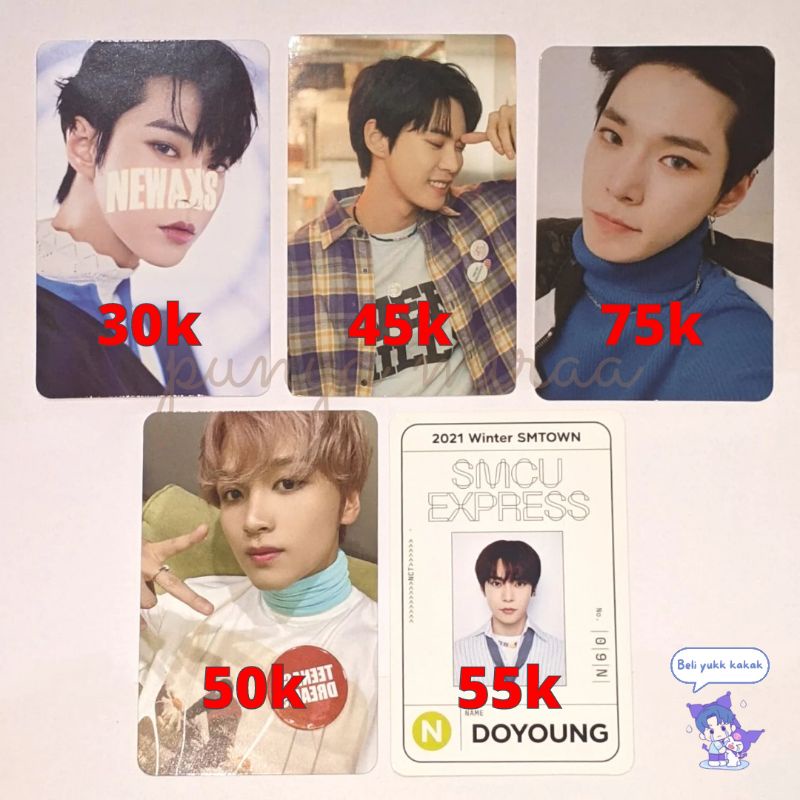 PC Doyoung idc universe, sg22 11st, reality, smcu passcard, Haechan sticky