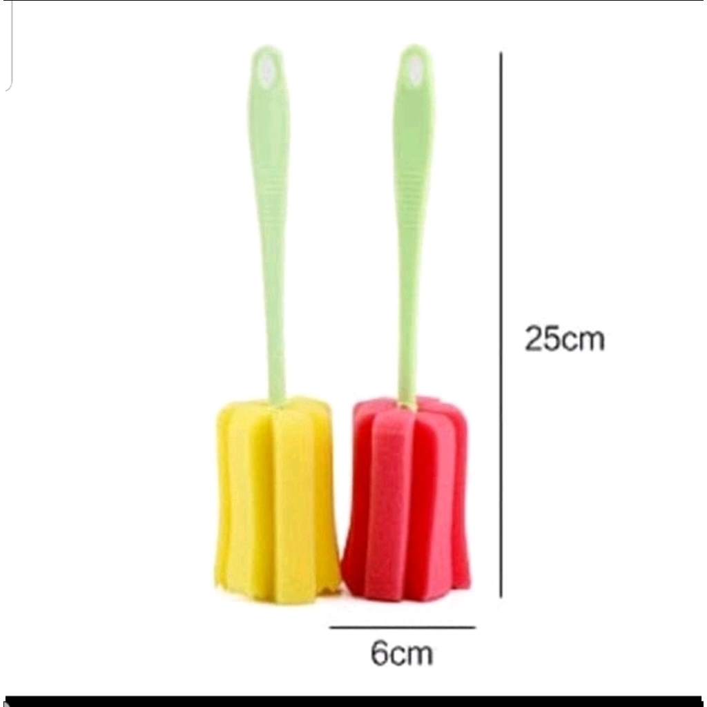 [LGS] Sikat Botol Susu Bayi / Sikat Gelas / Sponge Bottle Brush